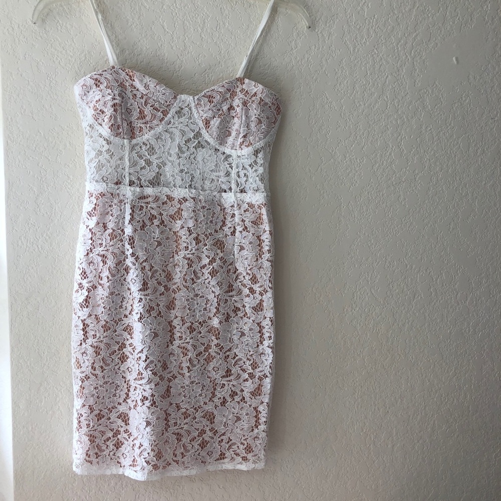 Mini Dress (Pink&White)